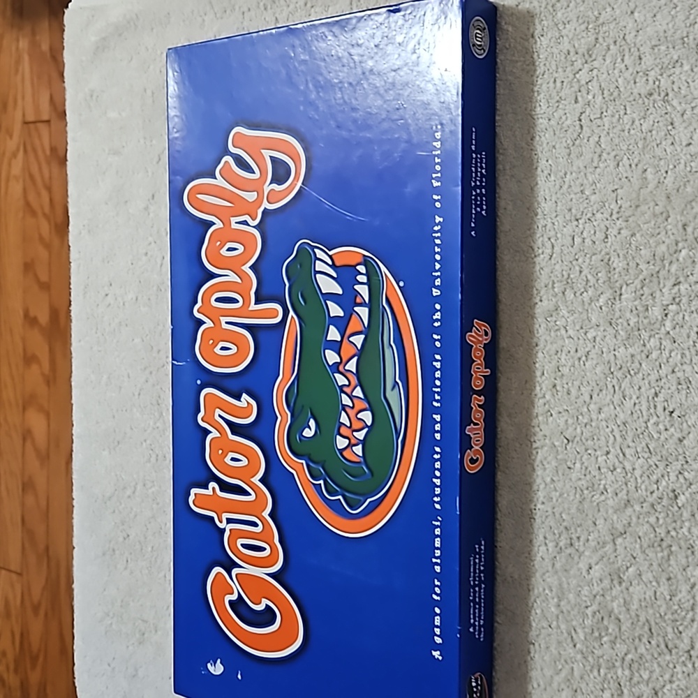 Gator Opoly Board Game - Blue and Orange